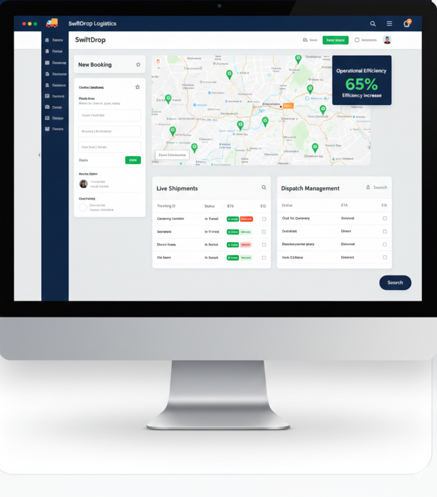Web development for a logistic company in Nigeria by apiusartech